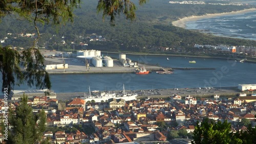 Industrial sea port in Portugal