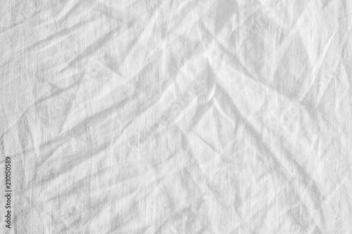 wrinkled white fabric texture