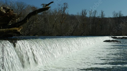 Aquaduct Dam on Potomac River near Great Falls USA