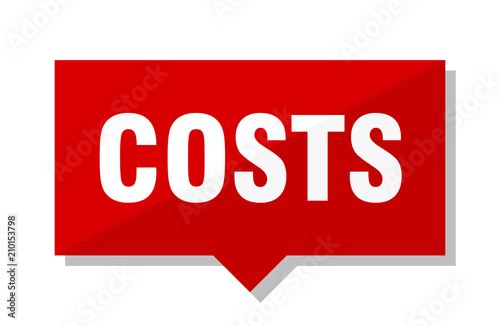 costs red tag