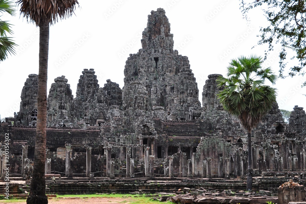 Bayon Temple near Angkor Wat in Siem Reap, Cambodia Bayon Temple near Angkor Wat in Siem Reap, Cambodia
