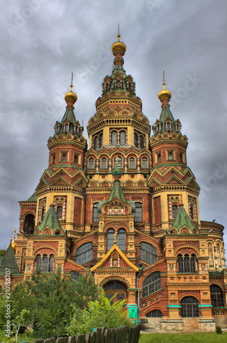 Church of St. Peter and Paul Church in Peterhof. Saint Petersburg, Russia