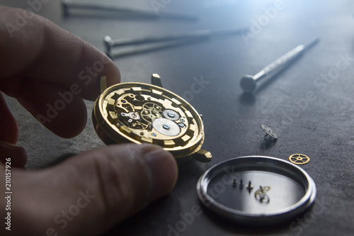 Mechanical watch repair