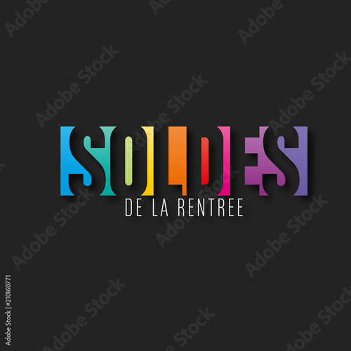 soldes de la rentrée