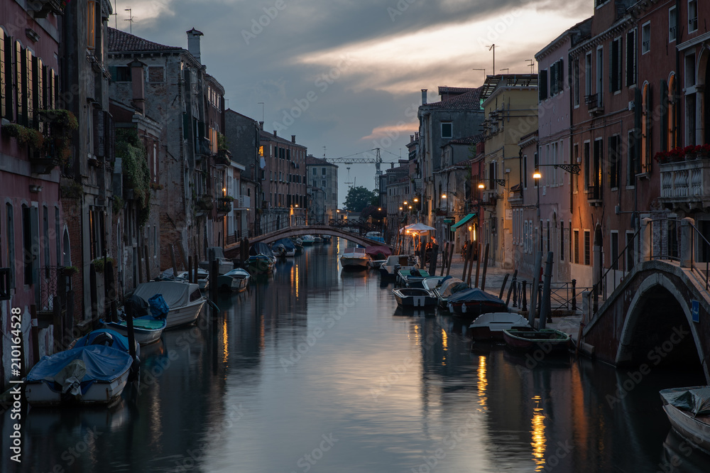 Fototapeta premium Streets and Canals, Venice Italy