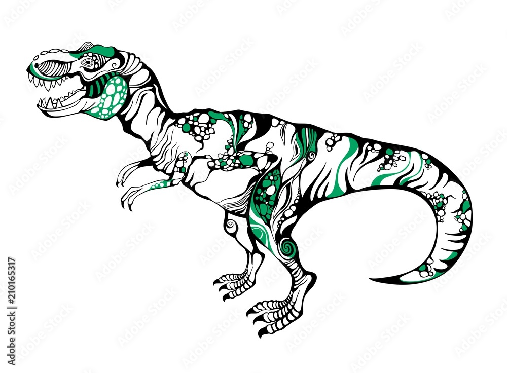 Fototapeta premium dinosaur vector illustration