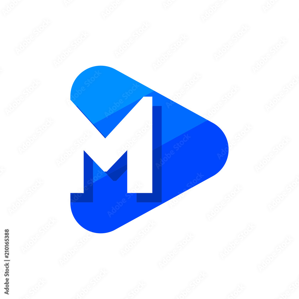 Vector Logo Letter M Triangle Vector Logo Letter M Triangle