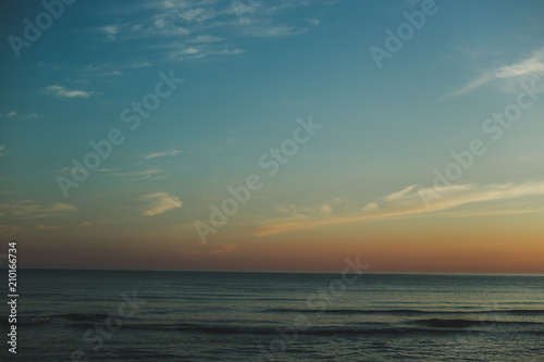 夕日