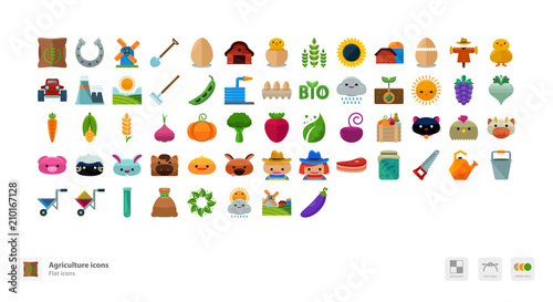 Agriculture icons