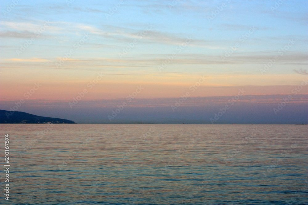Obraz premium Sunset in the sea