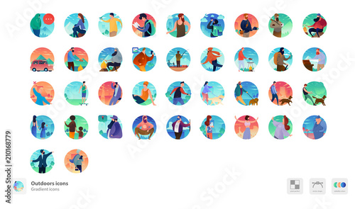Outdoors icons