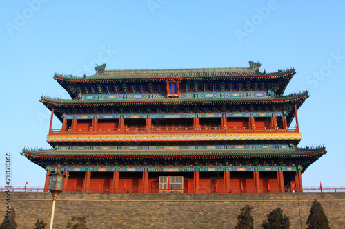 Zhengyang gate towers in Beijing