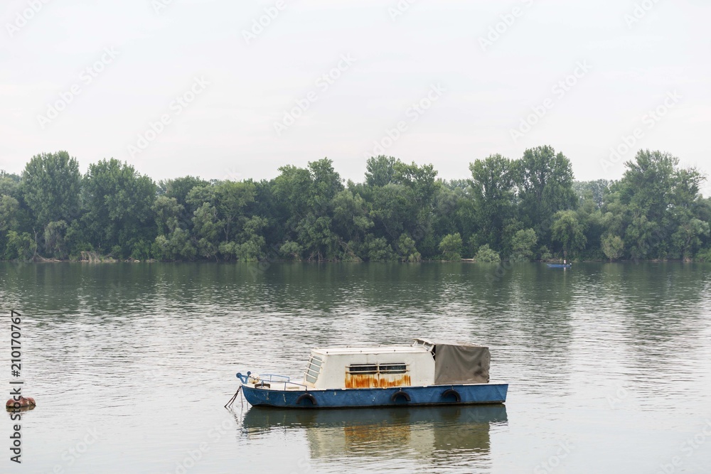 river fishing boat