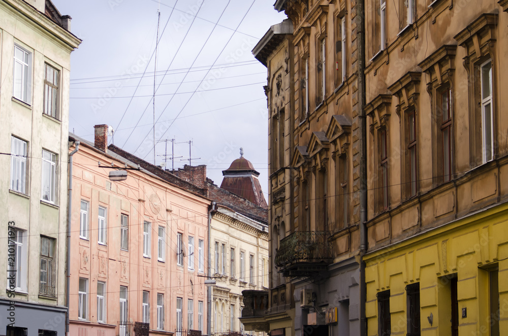 Street Lviv (Lvov) in the early morning