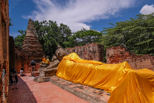 Phutthaisawan temple, Buddha temple in Ayutthaya ,Thailand. photo