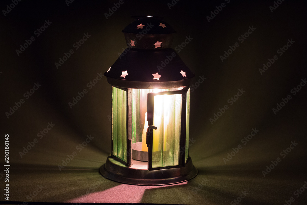 Candle green lamp Candle green lamp