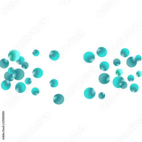 Modern background with bubbles. Cute Pattern for Postcard, Print, Banner or Poster. Vector Texture in Trendy Style