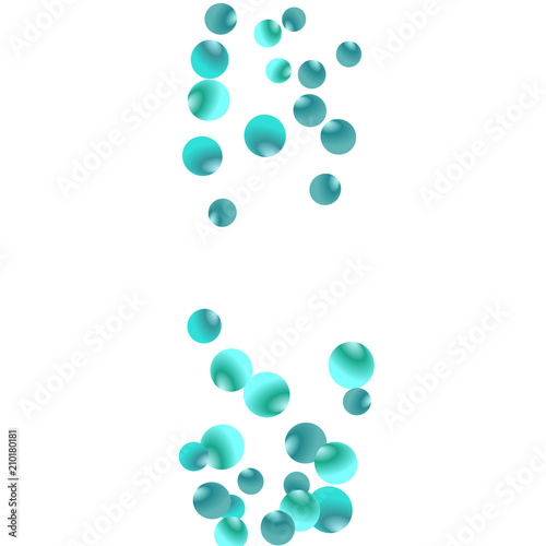Modern background with bubbles. Cute Pattern for Postcard, Print, Banner or Poster. Vector Texture in Trendy Style