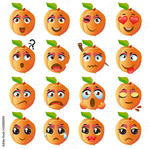 Peach Emoji Emoticon Expression
