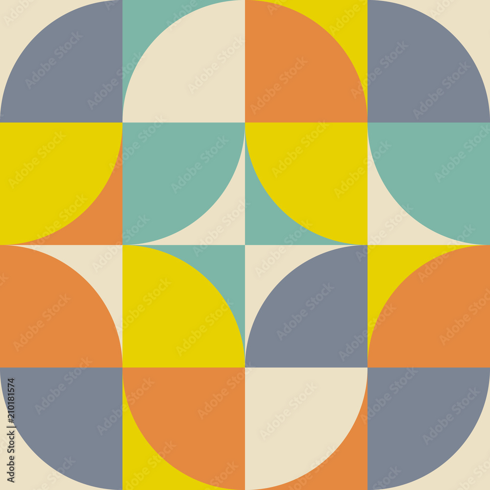 Abstract colorful geometric design. Vector illustration. Pattern can be used as a template for brochure, annual report, magazine, poster, presentation, flyer and banner.