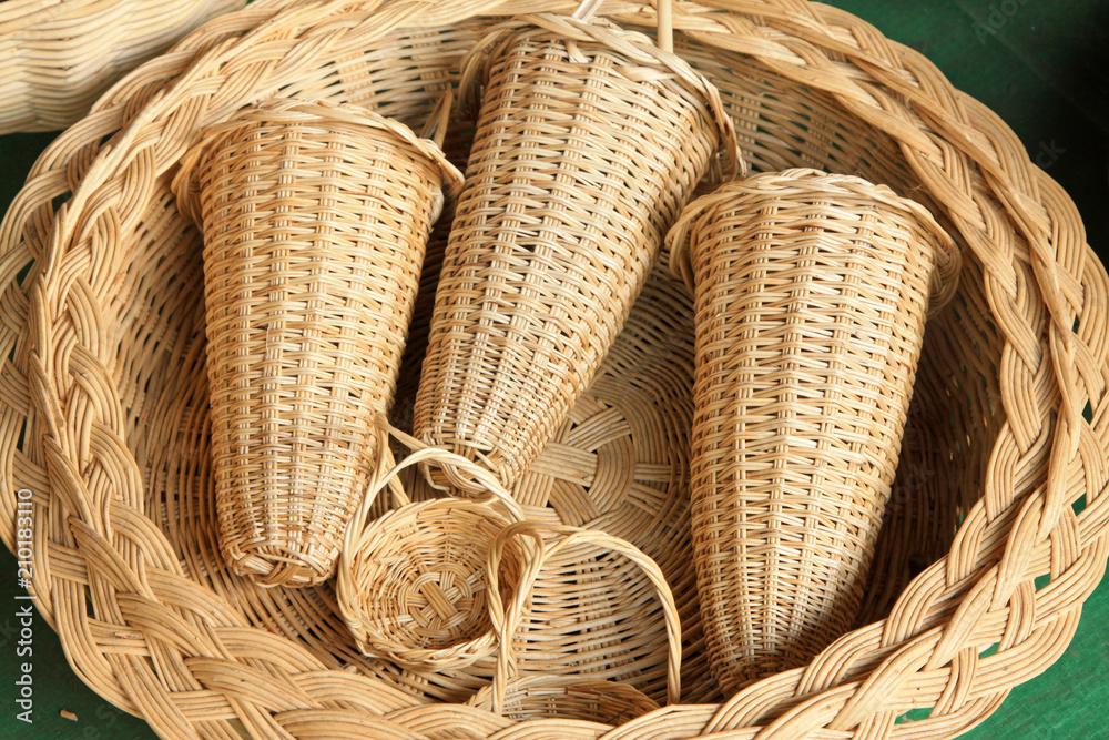 wicker manual techniques of objects