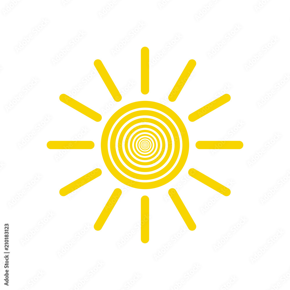 Sun vector icon. Sun line vector icon. sunshine icon Sun vector icon. Sun line vector icon. sunshine icon