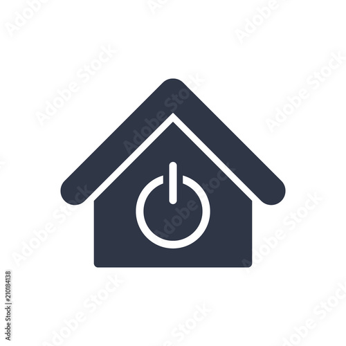 House power switch - Vector web icon