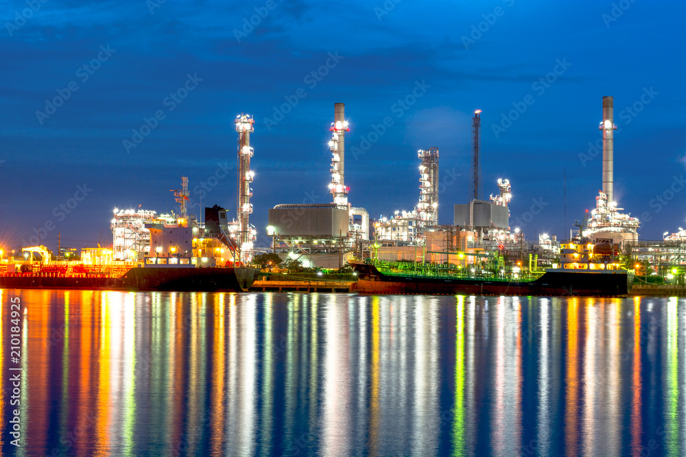 Oil refinery at Bangkok Thailand