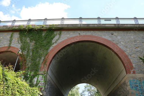 Boat trip on the Karl-Heine-Canal in Leipzig, Germany photo