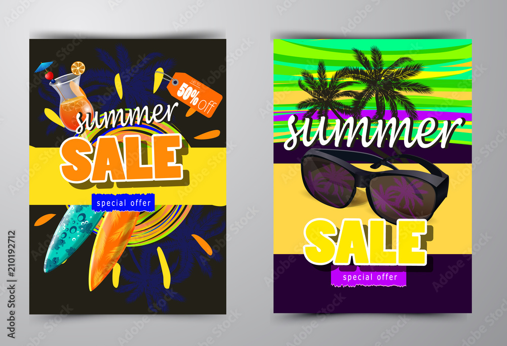 summer sale template banner summer sale template banner