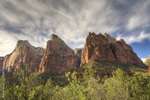 The Patriarchs in Zion National Park, Utah
