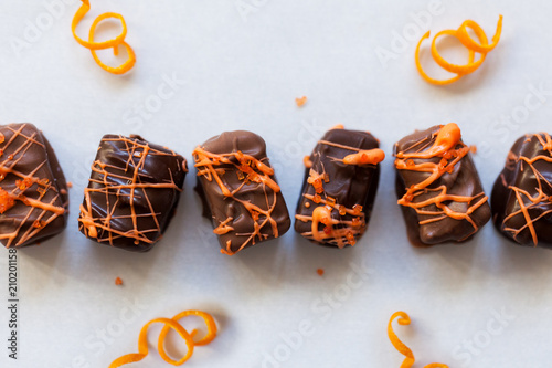 Homemade Orange Chocolates