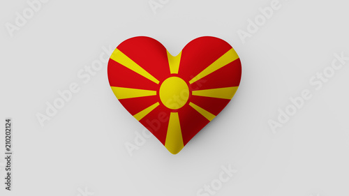 Corazón bandera ARY Macedonia. 3D Free Download Corazón bandera ARY Macedonia. 3D - GFXLoad