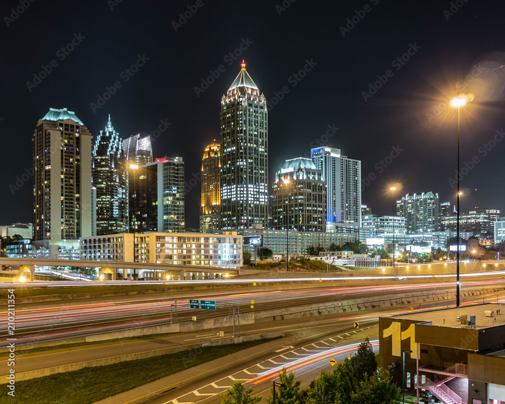 Atlanta skyline from Atlantic Station