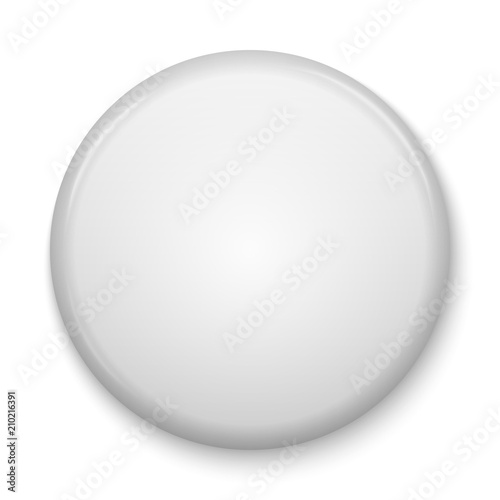 blank glossy badge