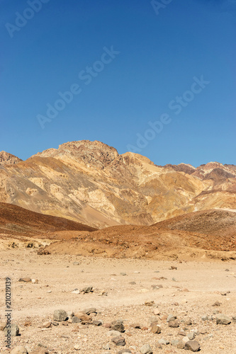 Arid landscape in Death Valley