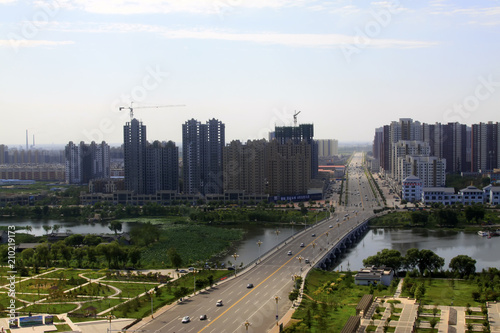 city building architecture in northern China