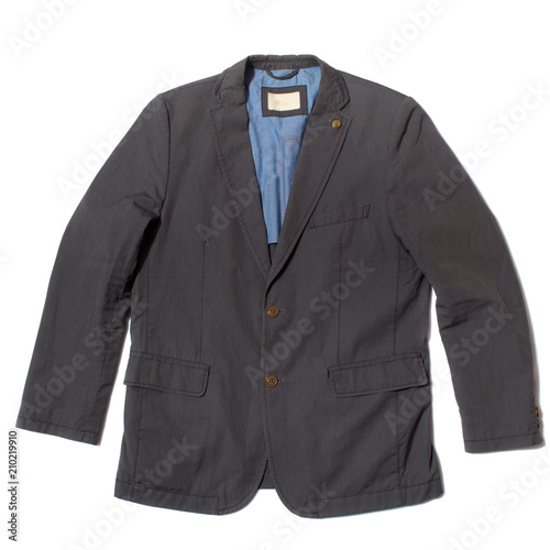 Men's sport travel jacket blazer on white background