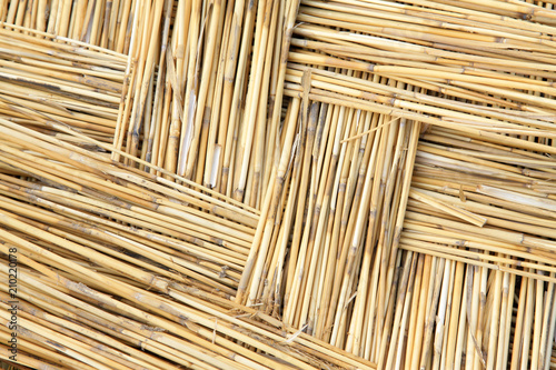 Fototapeta Naklejka Na Ścianę i Meble -  reeds curtain texture feature