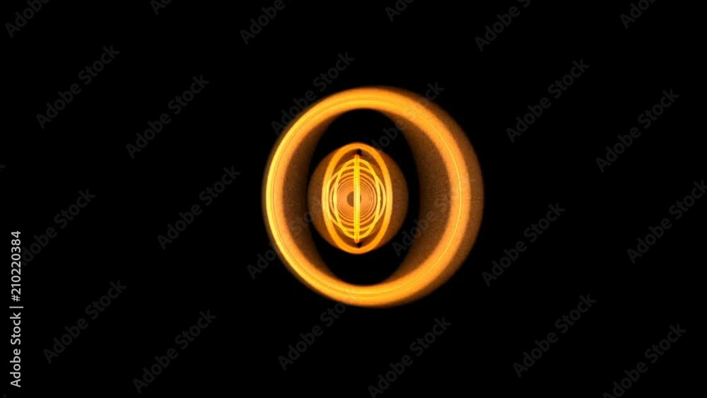 3d rendering of a loop futuristic tunnel of circles on a dark background 3d rendering of a loop futuristic tunnel of circles on a dark background