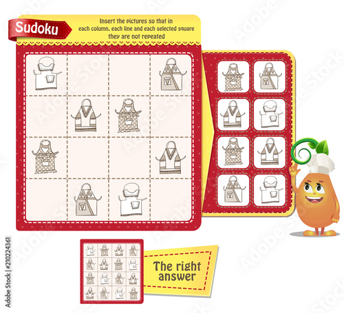 game Sudoku  iq  kitchen aprons