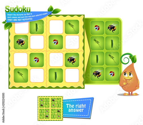 logic Sudoku game  insects