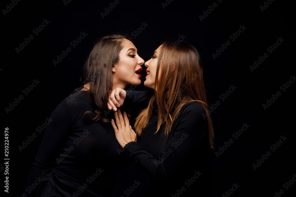 Beautiful girls twins