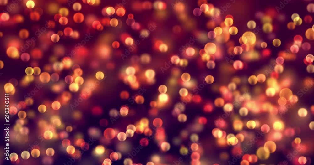 christmas digital glitter sparks multi color particles bokeh flowing on colorful background, holiday xmas festive happy new year event