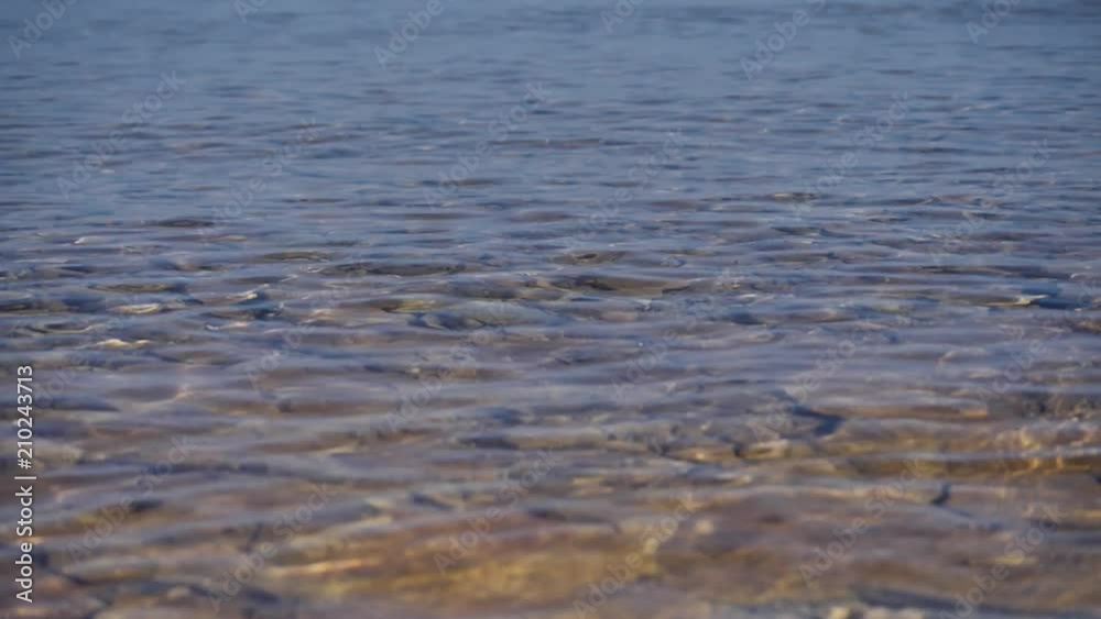 Ocean water in slow motion Ocean water in slow motion
