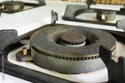 Old gas stove