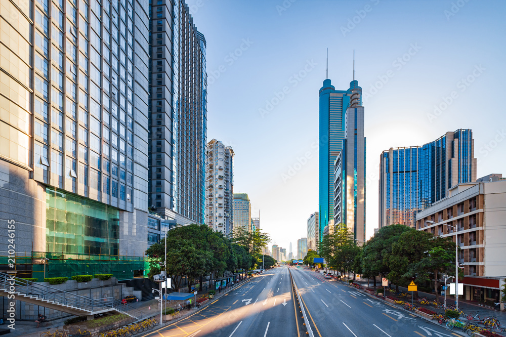 Fototapeta premium Shenzhen city skyline