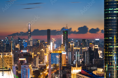 Shenzhen City night scene