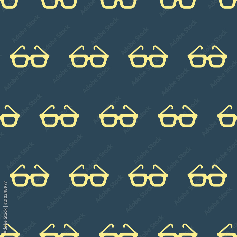 Pattern with glasses Pattern with glasses