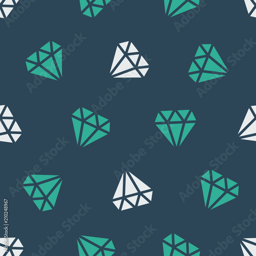 Pattern with diamonds